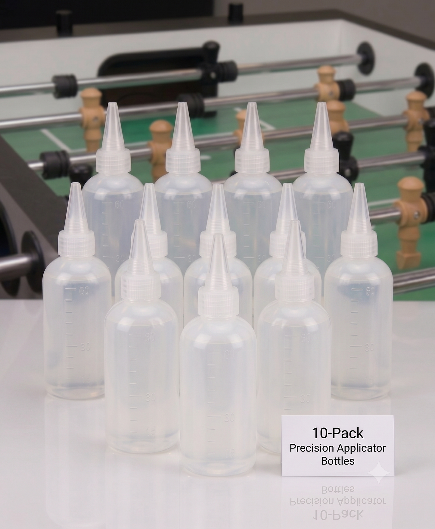 Silicon oil- for foosball table 2oz - 10 pack