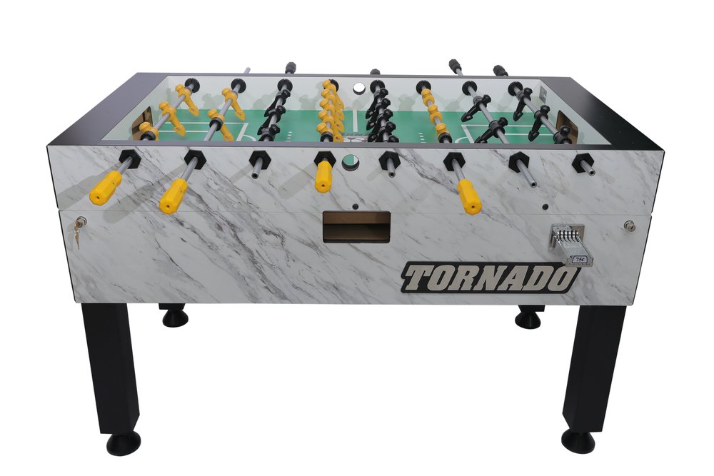 طاولة كرة قدم Tornado® Custom Finish Tournament Series/T-3000 - رخام كلكتا