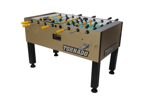 Tornado® Custom Finish Tournament Series Foosball Table/T-3000 -Gold Alluminium