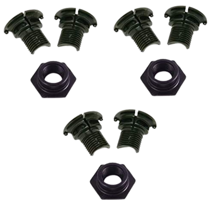 6 Bearing Half + 3 Bearing Nut