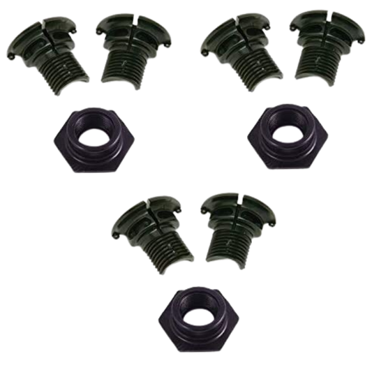 6 Bearing Half + 3 Bearing Nut