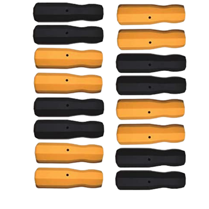 Handle Black/Yellow - Set of 16