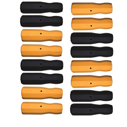 Handle Black/Yellow - Set of 16