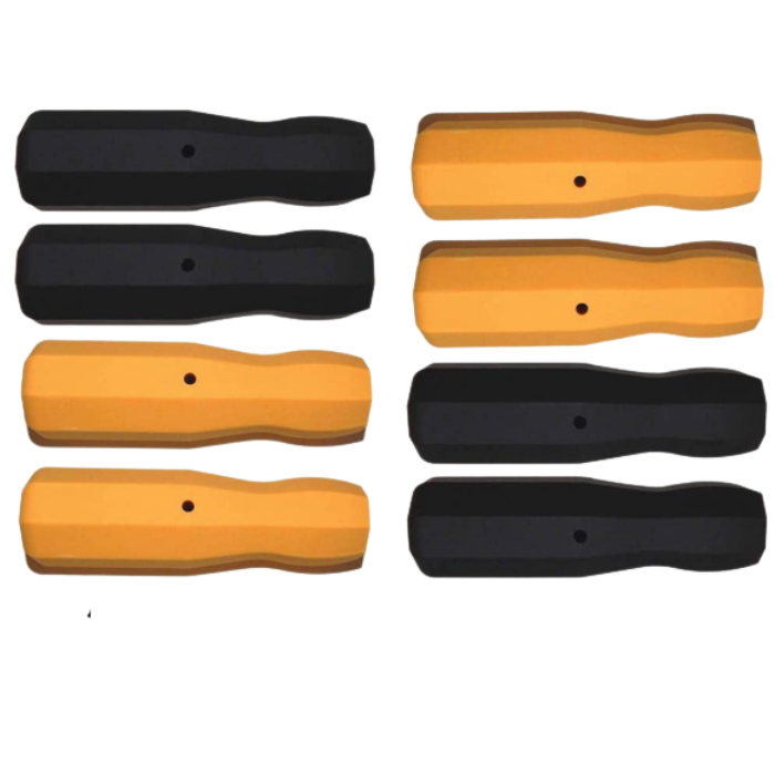 Handle Black/Yellow - Set of 8