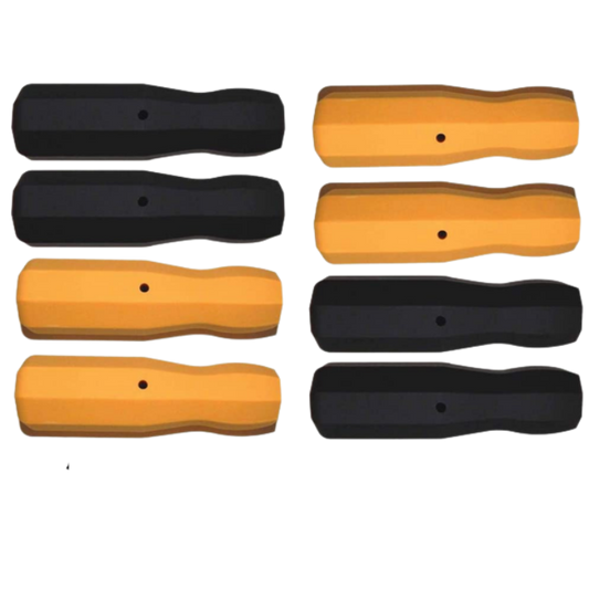 Handle Black/Yellow - Set of 8
