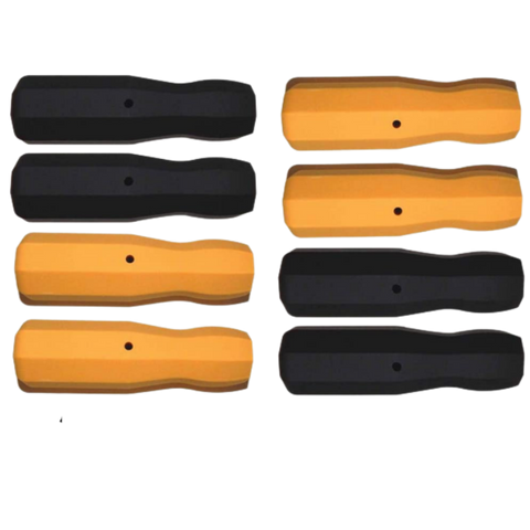 Handle Black/Yellow - Set of 8