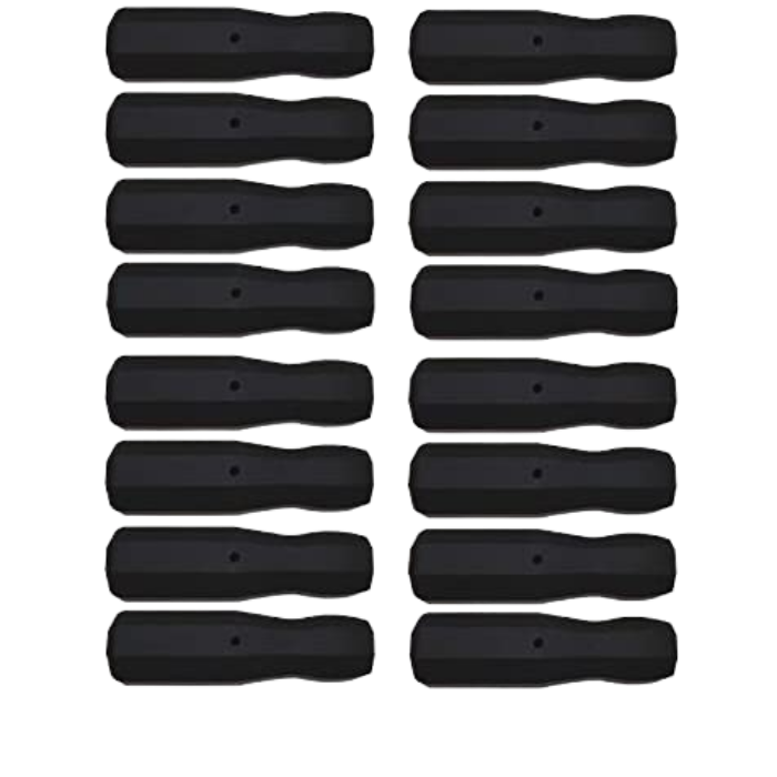 مقبض أسود - مجموعة من 16 قطعة