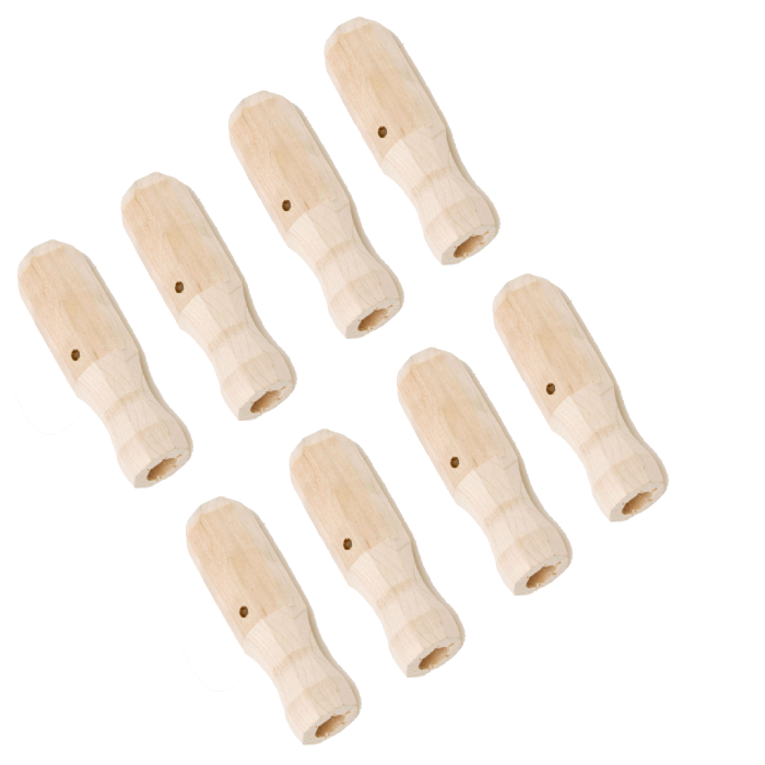 Handle Maple Wood - Set of 8