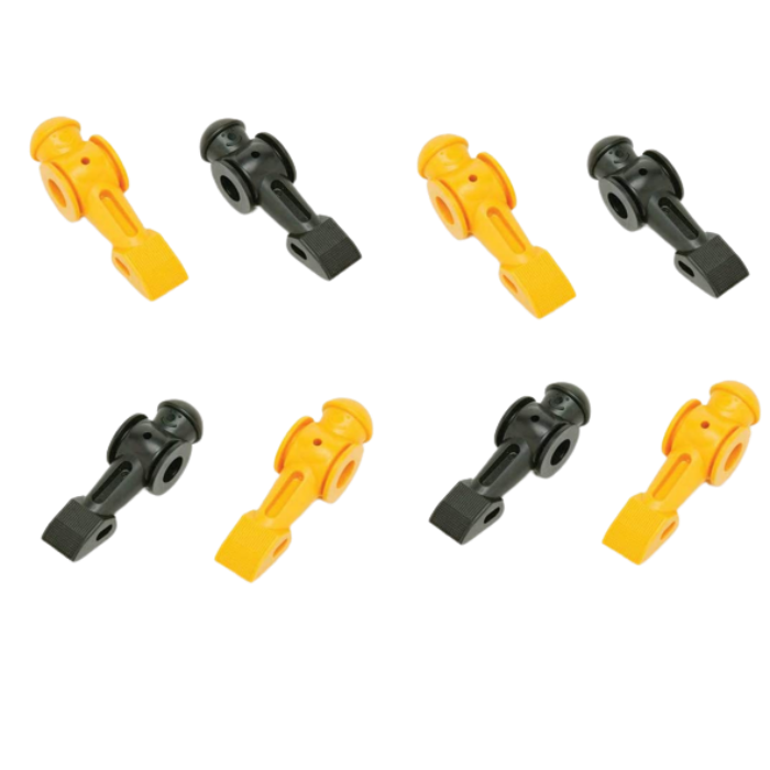 Player Black/Yellow - Set of 8