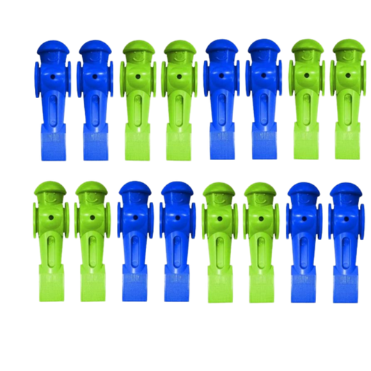 Player Blue/Green - Set of 16